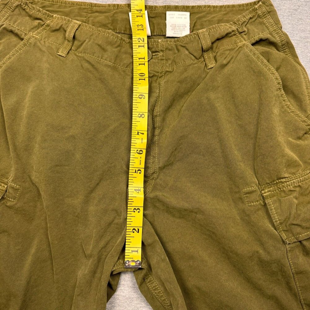 lucky brand mens army green cargo shorts size waist 31 inseam 10 American made - Picture 5 of 10